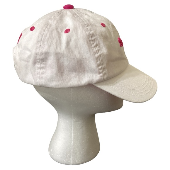 Puma White & Pink Youth Adjustable SnapBack Baseball Cap One Size Hat - Picture 3 of 10